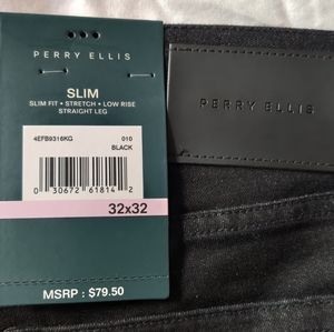 Perry Ellis Mens Slim Jeans